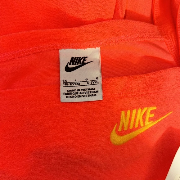 NWT • Nike • Pre-School Let's Roll Romper • Hot Punch • 36K807-A5C • Size 6X - Picture 4 of 6
